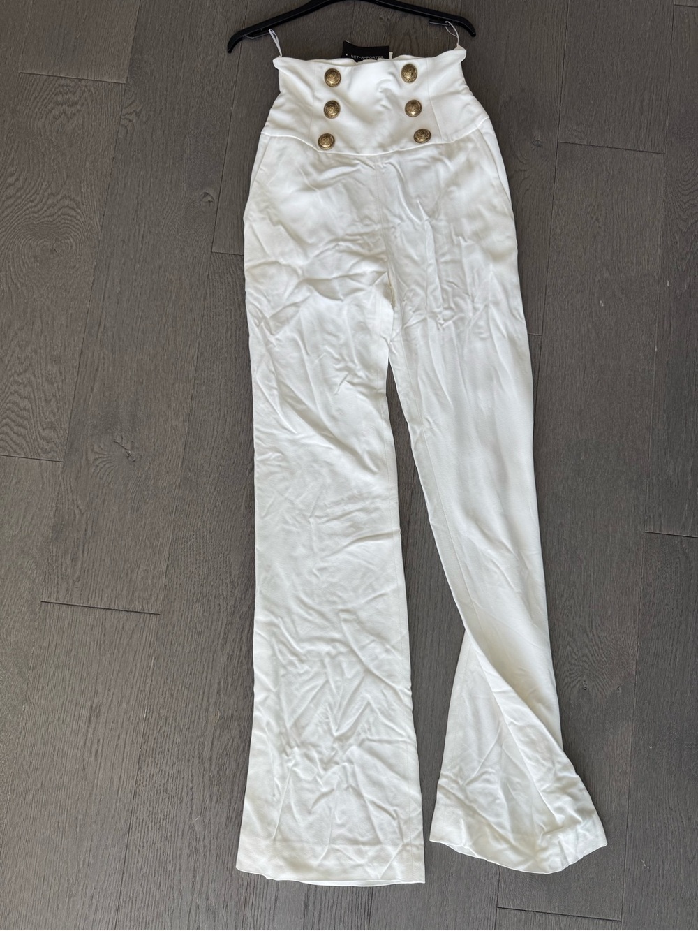 Balmain 6 button wide leg pants